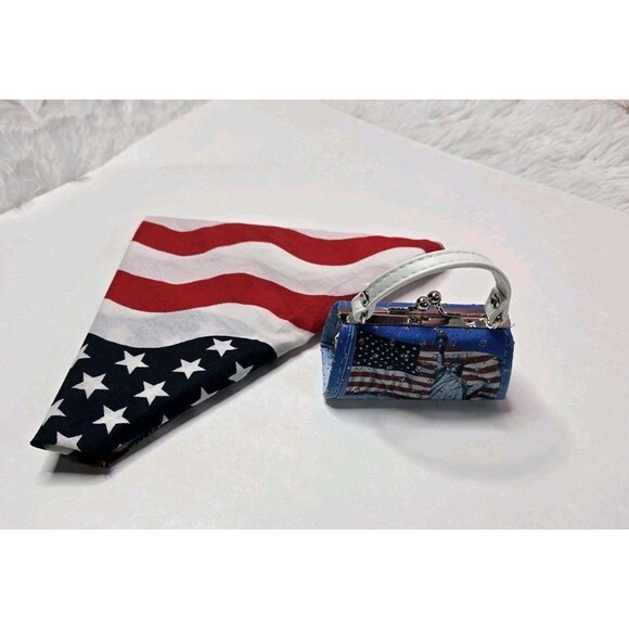 Jewelry Lot Patriotic Flag USA Theme Clean Curated Bundle Free Gift - Picture 8 of 16